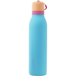 �I���� �t���[�V�b�v �c�C�X�g �X�e�����X�E�H�[�^�[�{�g�� 710mL �C���E�u���[�� Owala FreeSip Twist Stainless Steel Water Bottle 24oz In Bloom �y�����񂹏��i�z