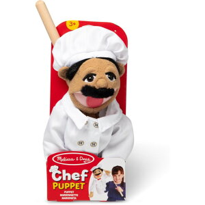 �����b�T���_�O �V�F�t �A���f���e �n���h�����b�h�p�y�b�g ��38cm Melissa & Doug Chef Puppet (Al Dente) with Detachable Wooden Rod �y�����񂹏��i�z