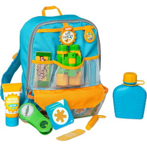 �����b�T���_�O ���b�c�G�N�X�v���A �n�C�L���O �������V�уZ�b�g 23�_ Melissa & Doug Let�fs Explore Hiking Play Set ? 23 Pieces Toddler Nature Toys, Hiking Toys �y�����񂹏��i�z