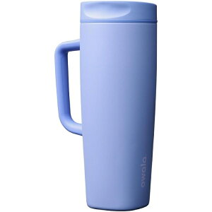 �I���� �X���[�X�V�b�v �X���C�_�[ �n���h���t���g���x���}�O 710mL �A�E�g�E�I�u�E�U�E�u���[ Owala SmoothSip Slider Travel Mug with Handle 24oz Out of the Blue �y�����񂹏��i�z