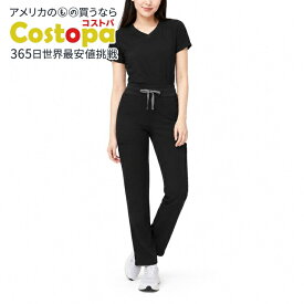 フィグス レディース ヨラ ハイウエスト スキニー スクラブパンツ プチ丈 ブラック M FIGS Yola High Waisted Skinny Scrub Pants Petite Fit Black Medium 【お取り寄せ商品】