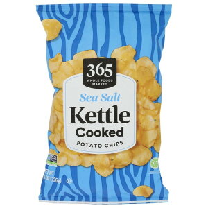 365by�z�[���t�[�Y�}�[�P�b�g �V�[�\���g �P�g���|�e�g�`�b�v�X 226g 365 by Whole Foods Market, Sea salt Kettle Potato Chips, 8 OZ �y�����񂹏��i�z