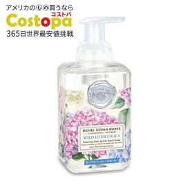 ミッシェルデザインワークス 泡ハンドソープ ワイルドハイドレンジア 530ml Michel Design Works Foaming Hand Soap, Wild Hydrangea 17.8 Fl Oz 【お取り寄せ商品】