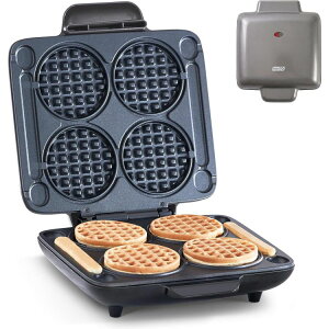 �_�b�V�� �}���` �~�j���b�t�����[�J�[ 4���������� �O���t�@�C�g Dash Multi Mini Waffle Maker Makes 4 Waffles at Once Graphite �y�����񂹏��i�z