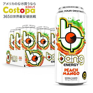 �o���O�G�i�W�[ �s�[�`�}���S�[ �V���K�[�t���[ �G�i�W�[�h�����N 473ml 12�{ Bang Energy Peach Mango Sugar-Free Energy Drink 16-Ounce Pack of 12 �y�����񂹏��i�z