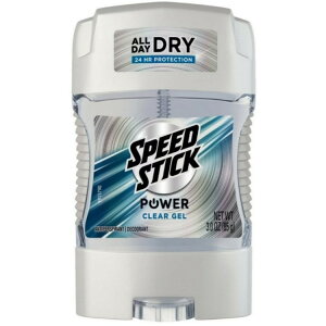 �X�s�[�h�X�e�B�b�N �p���[ �����Y �f�I�h�����g �N���A�W�F�� ��85g Speed Stick Power Antiperspirant Deodorant for Men Clear Gel 3 oz �y�����񂹏��i�z