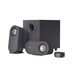 ���W�N�[�� Bluetooth PC�X�s�[�J�[ Z407 �ő�o�� 80W 2.1ch PC �X�s�[�J�[ �T�u�E�[�t�@�[ ���C�����X �R���g���[���[ �t�� 3.5mm USB �X�}�z �p�\�R���p Windows Mac Chrome iOS Andro