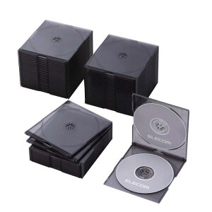 �G���R�� CD/DVD�X�����v���P�[�X/2�����[/50�p�b�N/�N���A�u���b�N