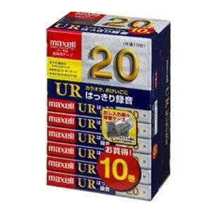 maxell �I�[�f�B�I�e�[�v�A�m�[�}��/�^�C�v1�A�^������20���A10�{�p�b�N UR-20L 10P(N)