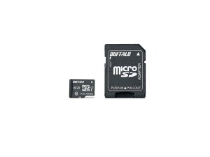 BUFFALO UHS-I Class1 microSD�J�[�h SD�ϊ��A�_�v�^�[�t 32GB RMSD-032GU1SA