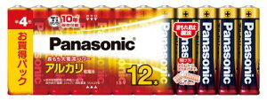 パナソニック アルカリ乾電池 単4形12本パック LR03XJ/12SW
