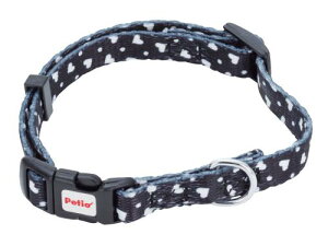 ペティオ (Petio) 首輪 ARFashion ハートドットカラー ブラック 超小型犬用 SS サイズ