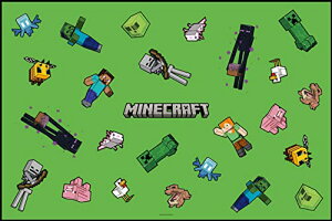 スケーター(Skater) 子供用 レジャーシート 遠足 Sサイズ 60×90cmサイズ Minecraft マインクラフト VS1-A