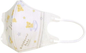 スケーター(Skater) 不織布 立体 マスク 25枚 箱入り 2-3才 リラックマ ベビー 子供用 増量 三層構造 MSKB25N-A