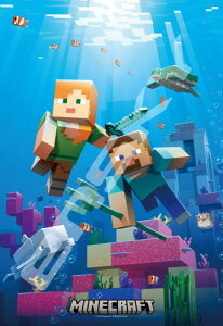 GXJC(ENSKY) MINECRAFT }CNtg Aquatic 26×38cm A[gNX^ WO\[pY 300s[X ART CRYSTAL JIGSAW 300-AC052