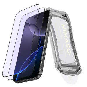 NIMASO u[CgJbg iPhone 16 Pro Maxp KXtB  ڂ̔y KX o \tȒP wh~ KChgt 2Zbg ACtH 16 v}bNXi6.9C`j