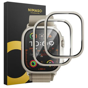 y2gzNIMASO Apple Watch Ultra 3 (2025) / 2 (2023) / 1 (2022) 49mm Ή KXtB ̌^ Sʕی KX یtB AbvEHb` Eg / Eg2 / Eg3 p ʕی 