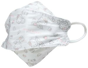 スケーター(Skater) 3D 立体 高機能 不織布 三層構造 マスク 普通サイズ 5枚 サンリオ ハローキティ MSKSH4-A