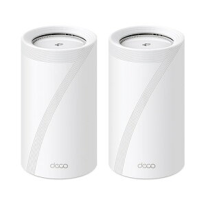 TP-Link WiFi 7 ���[�^�[ ���b�V�� WiFi �V�X�e�� 8-�X�g���[�� �g���C�o���h 11520 Mbps (6GHz) + 2880 Mbps (5GHz) + 688Mbps (2.4GHz) 10Gbps �C�[�T�l�b�g�|�[�gx1 �V�[�����XAI���b�V�� MLO 320MHz �y iphone 17 �Ή��z D
