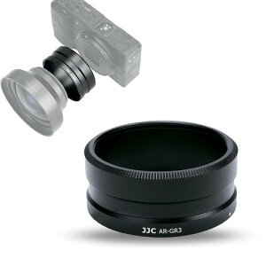JJC GA-1 �����Y�A�_�v�^�[ Ricoh GW-4 ���C�h�R���o�[�W���������Y �������Ɏg�p ���R�[ Ricoh GR III GRIII GR3 GRIII HDF �J�����p 49mm �t�B���^�[�𑕒��\ Ricoh GA-1 �����Y�A�_�v�^�[ �݊�