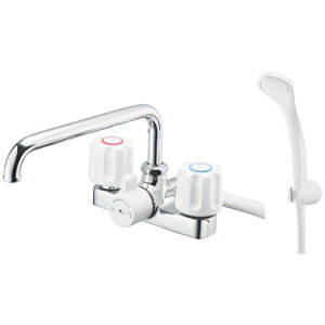 SANEI(�T���G�C) �c�[�o���u�f�b�L�V�����[������ ��t�� 2�� �z�[�X����1.6m �z�ǃs�b�`120mm ��ʒn�E����n���p�` �V���o�[ ���{�� SK710-W-13