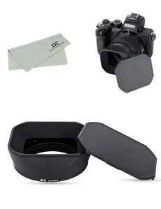 JJC ���^�� �����` �����Y�t�[�h + �t�[�h�L���b�v Nikon Nikkor Z 40mm f/2 (SE) / Nikkor Z 40mm f/2 / Nikkor Z 26mm f/2.8 �����Y �p �U52mm�t�B���^�[�C���X�g�[���\ �A���~�j�E��������