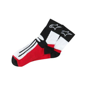 alpinestars(アルパインスターズ) レーシング ロード ショートソックス ブラック/レッド (S/M)