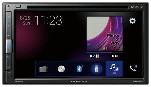 Pioneer �f�B�X�v���C�I�[�f�B�I FH-6500DVD 6.8�C���` 2D CD DVD USB Bluetooth iPod iPhone AUX DSP �J���b�c�F���A