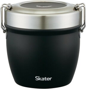 �X�P�[�^�[(Skater) �ۉ��ٓ��� ���^ 2�i 800ml ��e�� �j�� �X�e�����X �����`�W���[ �ۉ��ۗ� �^��f�M�\�� �u���b�N STLBD8AG-A