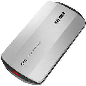 �o�b�t�@���[ �O�t��SSD 500GB USB3.2 Gen2 Type�]C �ő�Ǐo���x1050MB/�b �V���o�[ SSD-PHP500U3SA/N