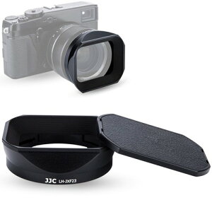 JJC ���^�� �����` �����Y�t�[�h + �t�[�h�L���b�v �x�m�t�B���� Fujifilm Fujinon XF 23mm F1.4 R & XF 56mm F1.2 R (APD) �����Y �p LH-XF23 �݊� X-T4 X-T200 X-A7 X-Pro3 X-Pro2 X-T3 X-T2 X-T1 X-T30 X-T20 X-T10 �ɑΉ�