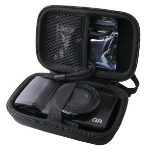 RICOH (���R�[) �f�W�^���J���� GR IIIx/GRIII/GRII/GR IIIx HDF/GR III HDF/GR ��p�ی���[�P�[�X-WERJIA.JP (storage case-Black)
