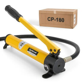 CGOLDENWALL 350ccハンドポンプ 70Mpa手動式油圧ポンプ 長さ0.8Mホース付きマニュアル油圧式ポンプ 持ち上げ、曲げ、矯正、切断、リベット締め、組み立て、分解および建築工事、軍事建設などに