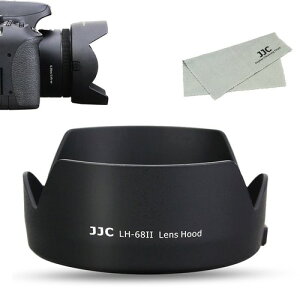 JJC �t�� �����Y�t�[�h Canon ES-68 �݊� Canon EF 50mm F1.8 STM �����Y�p EOS 6D Mark II / 5D Mark IV III II / 5DS / 5DS R �J���� �ɑΉ�