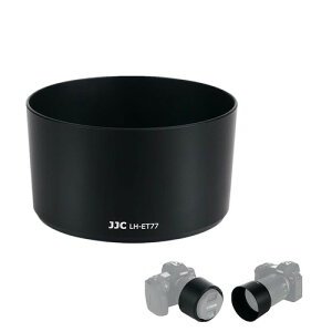 JJC ET-77 �t�� �����Y�t�[�h Canon RF 85mm F2 Macro IS STM �����Y �p �L���m�� EOS R5 R6 R RP Ra �J���� �ɑΉ�