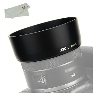 JJC ES-65B �����Y�t�[�h Canon RF 50mm F1.8 STM �����Y �p �L���m�� EOS R5 R6 R RP �J���� �ɑΉ� ES-65B �����Y�t�[�h �݊�