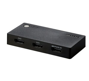 �G���R�� HDMI�ؑ֊� �yPS4/PS3/Switch�Ή��z 2����1�o�� ����/�蓮�ؑ� �P�[�u���Ȃ����f�� �u���b�N DH-SWL2CBK