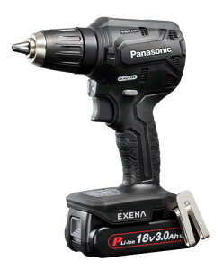 �p�i�\�j�b�N(Panasonic) �[�d�h�����h���C�o�[ 18V 3.0Ah�d�r�p�b�N×2��/�[�d��/���[�P�[�X�t EXENA �f���A�� (14.4V/18V�Ή�)+BRAIN �d�q�N���b�`���� P�V���[�Y EZ1DD1N18D-B �u���b�N