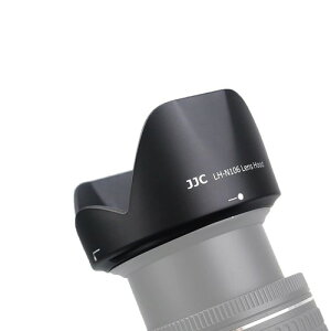 JJC HB-N106 �t�� �Ԍ` �����Y�t�[�h Nikon AF-P DX Nikkor 18-55mm F3.5-5.6G / Nikon AF-P DX Nikkor 18-55mm F3.5-5.6G VR & Nikon 1 Nikkor VR 10-100mm F4.5-5.6 �����Y �p HB-N106 �݊�