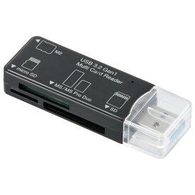 オーム電機 マルチカードリーダー 49メディア対応 USB3.2Gen1 ブラック PC-SCRWU303ーK 01-3969 OHM