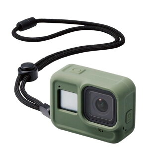 �G���R�� GoPro HERO8 Black �P�[�X ZEROSHOCK �I���[�u�O���[�� AC-GP8BZEROCGN