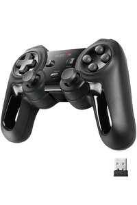 �G���R�� ���C�����X �Q�[���p�b�h 13�{�^�� Xinput �U�� �A�� ���ϋv �u���b�N JC-U4113SBK