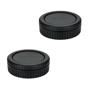 2�g JJC �J�����{�f�B�L���b�v + �����Y���A�L���b�v Canon EOS R6 V R6 Mark III R50V R1 R5 Mark II R100 R8 R50 R6II R7 R10 R3 R6 R5 R5C R RP Ra �J���� �ɑΉ� Canon RF �}�E���g ��p R-F-5 �J�����{�f�B�L���b�v �݊�