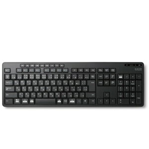 �G���R�� ���C�����X�L�[�{�[�h Bluetooth �É� TK-FFBM03SKBK �ő�3��}���`�y�A�����O�Ή� �R�� iPad/macbook/Surface/Chromebook �e���L�[�t �u���b�N