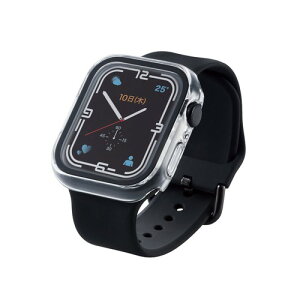 �G���R�� Apple Watch (�A�b�v���E�H�b�`) �P�[�X �J�o�[ 45mm [Apple Watch 8 7 �Ή�] �t���J�o�[�P�[�X �v���~�A���K���X ���� �N���A AW-21AFCGCR