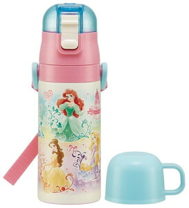 �X�P�[�^�[(Skater) �q���p 2WAY �X�e�����X �L�b�Y ���� �R�b�v�t�� 350ml �f�B�Y�j�[ �v�����Z�X 22 ���̎q SKDC3-A