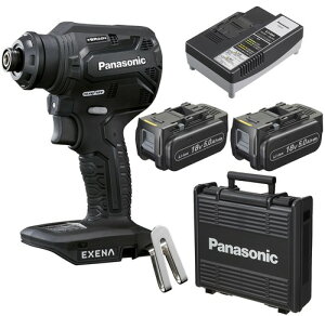 �p�i�\�j�b�N(Panasonic) �[�d�h�����h���C�o�[ EZ1DD2 �X�^���_�[�h�Z�b�g �yONE ATTACH�Ή��z (18V 5.0Ah�d�r�p�b�N×2��/�[�d��/�v���X�`�b�N�P�[�X�t) EXENA �f���A��(14.4V/18V�Ή�) �R���p�N�g ������