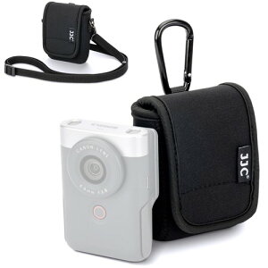 JJC �J�����P�[�X Canon PowerShot V10 DJI Osmo 360 Osmo 360 II Osmo Action 6/5 pro/4/3 Insta 360 ace pro 2 �ɑΉ� ���[�P�[�X �J�����|�[�` �f�W�^�� �J�����o�b�O �J�����ی� �R���p�N�g �V�����_�[�o�b�O �J���r