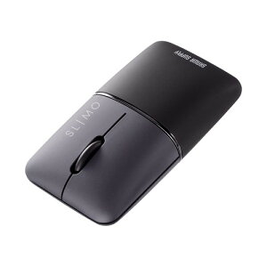 �T�����T�v���C �É�Bluetooth�u���[LED�}�E�X ���^ SLIMO(�[�d���E�u���b�N) MA-BBS310BK