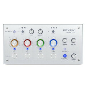 ���[�����h Roland BRIDGE CAST/�Q�[�~���ODAC�A���v/�I�[�f�B�I�C���^�[�t�F�[�X/�z�M/�Q�[�~���O�~�L�T�[/�I�[�f�B�I�~�L�T�[/Mac/Windows/�u���b�W�L���X�g/�A�C�X�z���C�g/Ice White